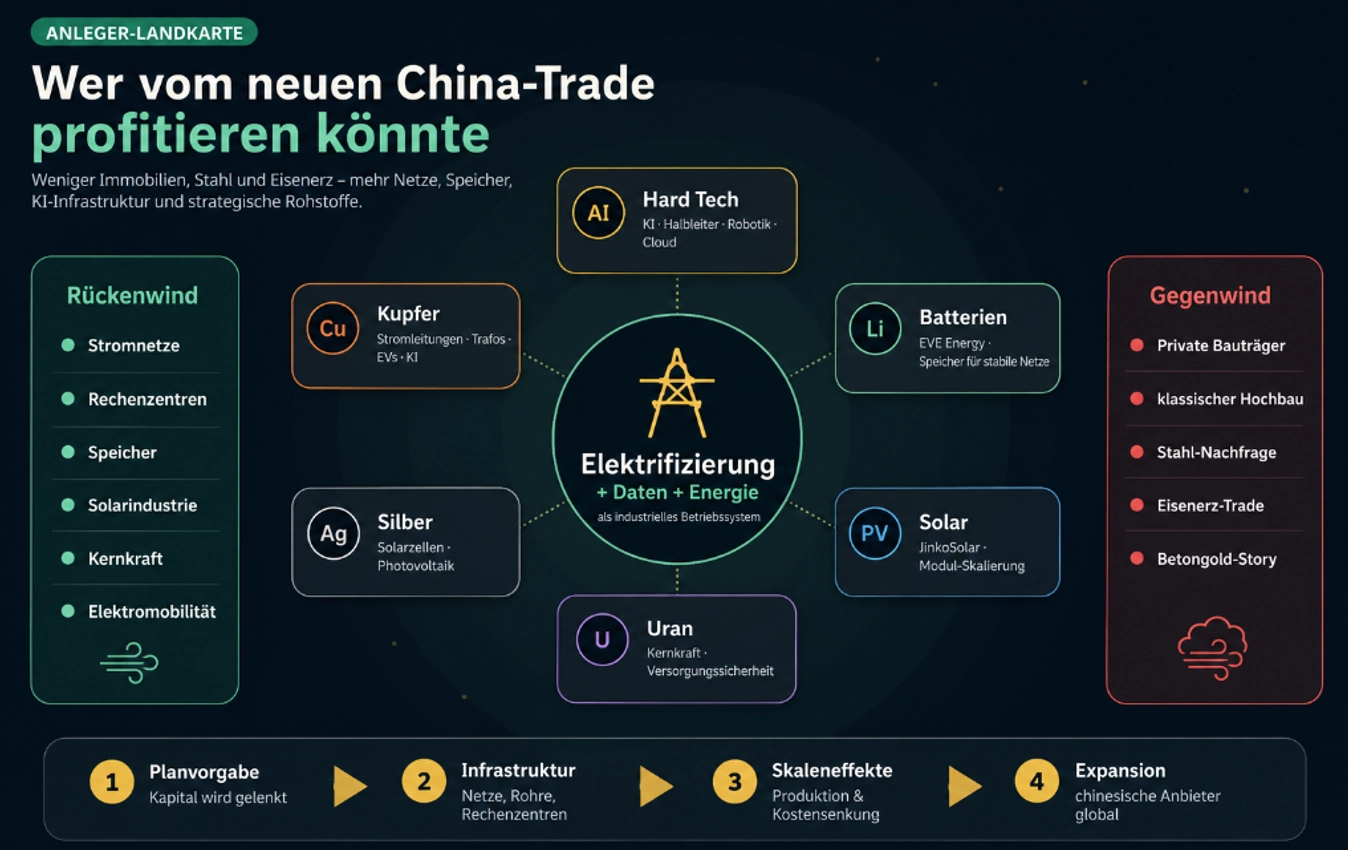 M&ouml;gliche Profiteure des China-Trades